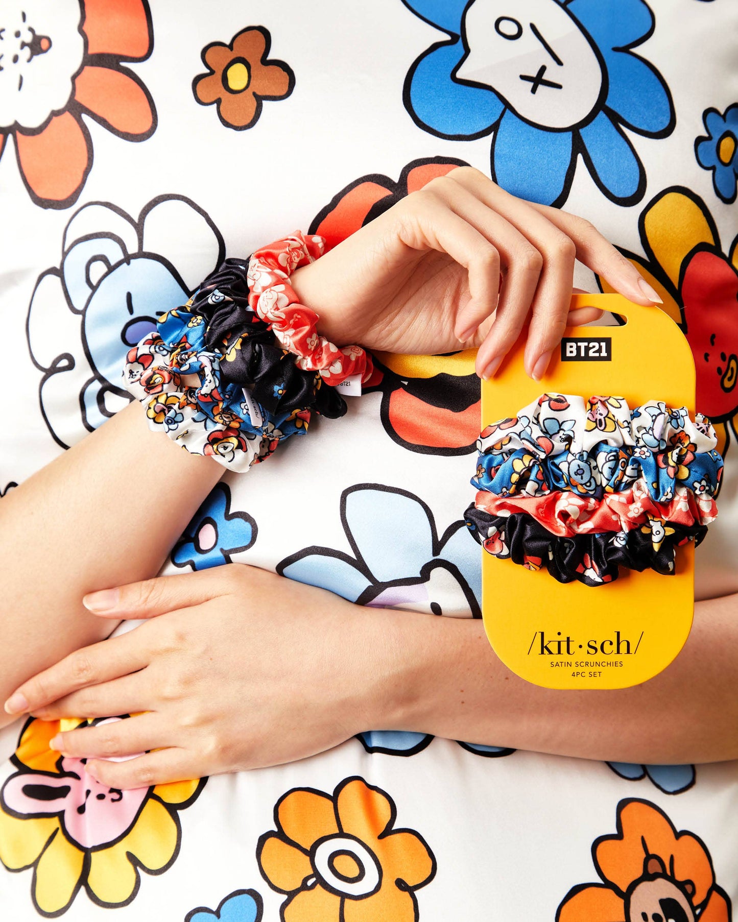 BT21 Sleep Scrunchies Set | 4 PK