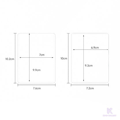 Azure Blue Frame Toploaders (5pk)