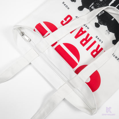 ARIRANG White Canvas Tote