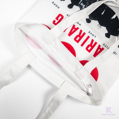 ARIRANG White Canvas Tote