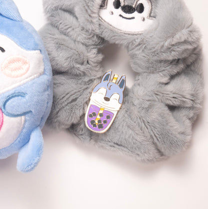 SKZOO Boba Enamel Pin - Bang Chan (Wolf Chan)