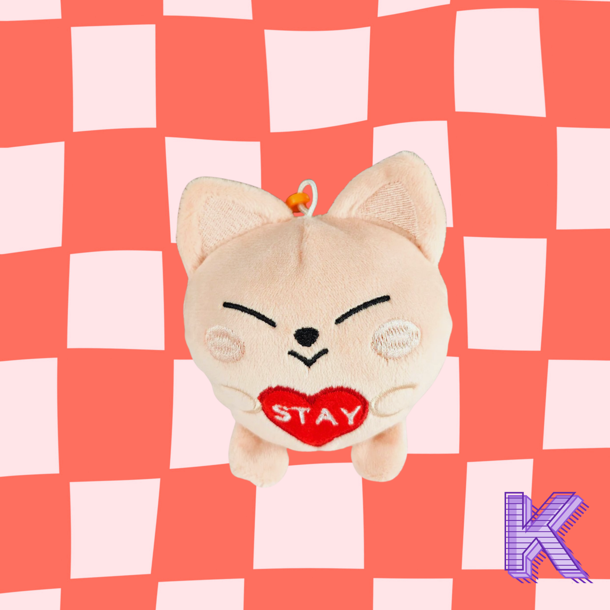 Stray Kids SKZOO plushie buddy keychain for bags and keys